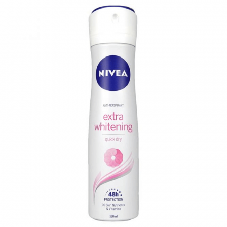NIVEA DEO SPRAY EXTRA WHITENING 150ML